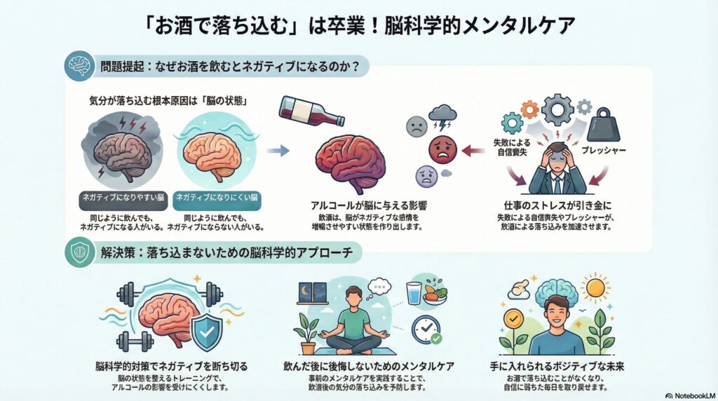 お酒でネガティブになる原因