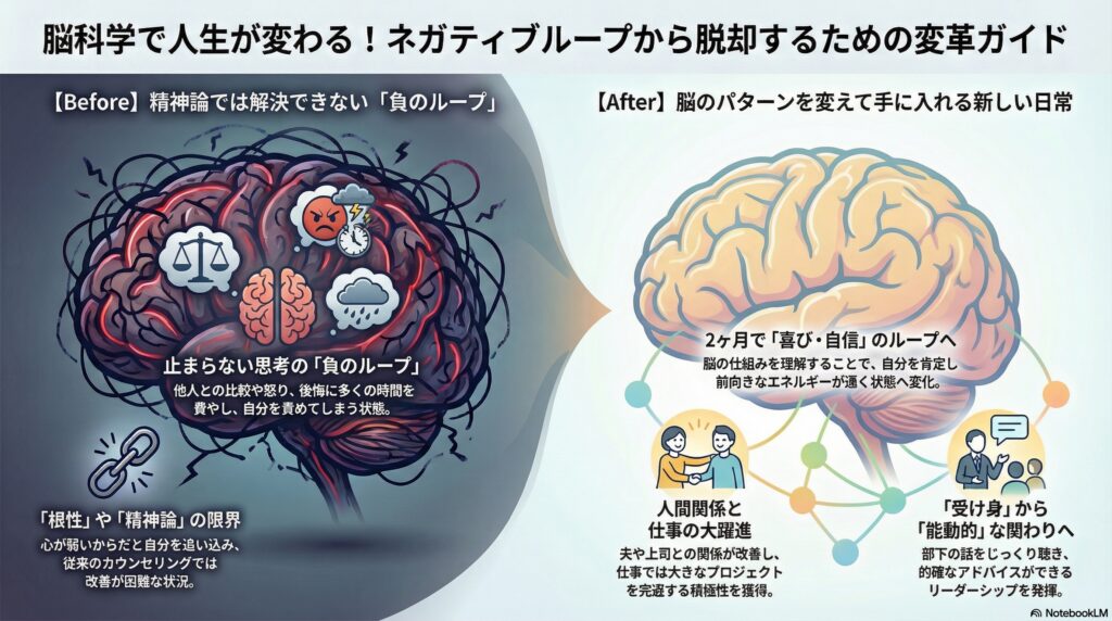 精神論では解決しなかったネガティア゛ループから脱出!
