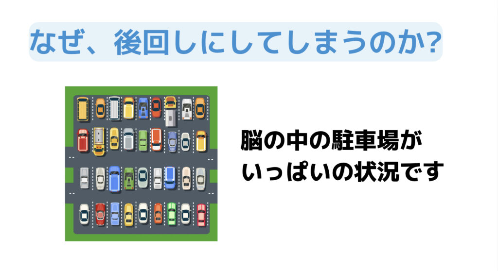 後回しにしてしまう本当の理由