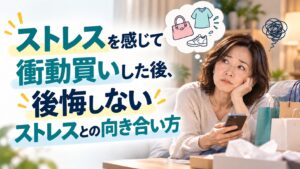 ストレスを感じて衝動買いした後後悔しないストレスとの向き合い方