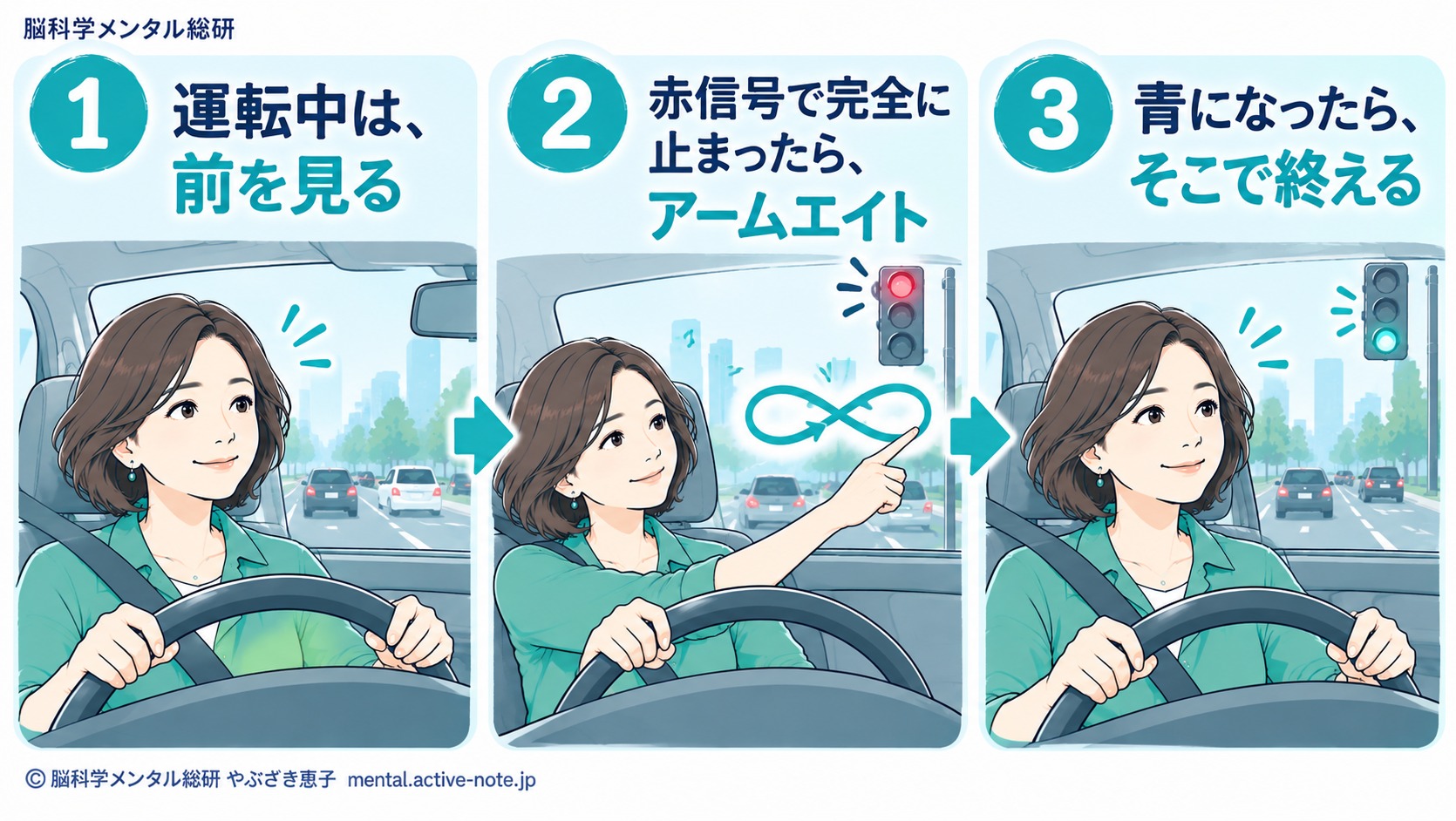 運転中に同じ人のことが頭から離れない50代経営者へ。赤信号の間の切り替え方